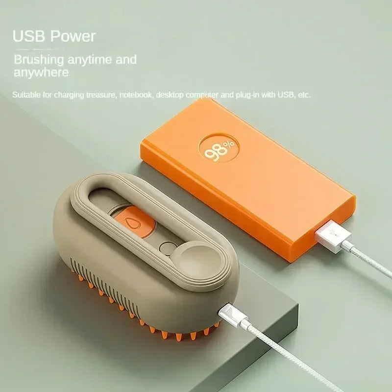 2-in-1 Steam Brush for Pets