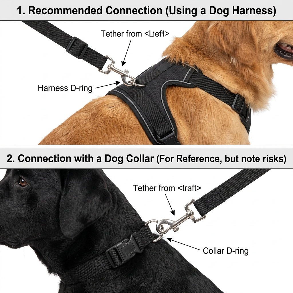 Adjustable Pet Car Seat Belt Safety Leash for Dogs and Cats